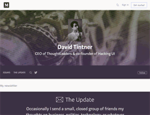 Tablet Screenshot of davidtintner.com